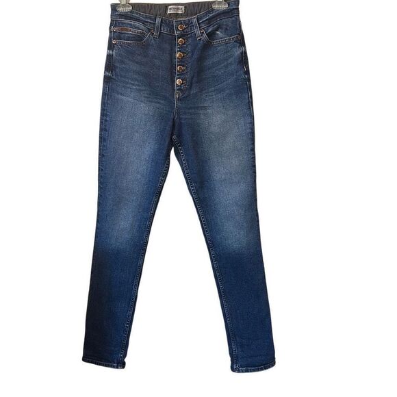 Smith + Rogue Country Girl Barn Outdoor Button Front Blue Jeans 29x32 - Picture 1 of 6